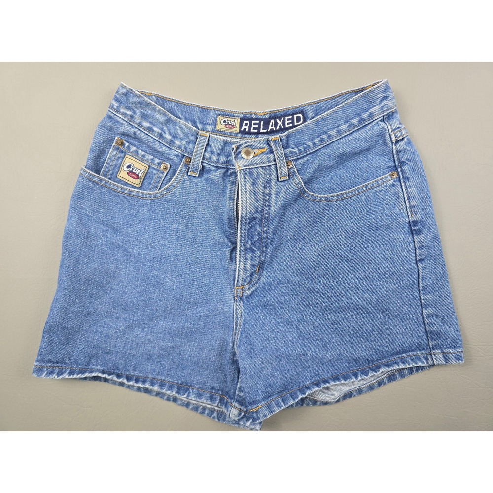 Vintage Y2K Cruel Girl Relaxed Denim Shorts – Women's Size 9 – 100% Cotton